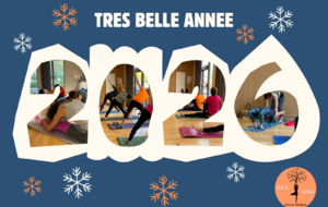 Les professeures et les bénévoles de l'O.C.C. YOGA vous souhaitent une très bonne année 2026!